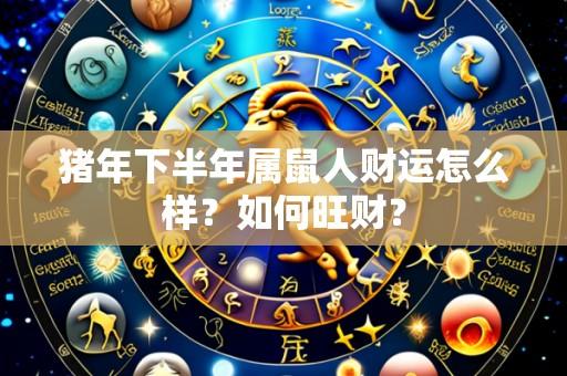 猪年下半年属鼠人财运怎么样?如何旺财?