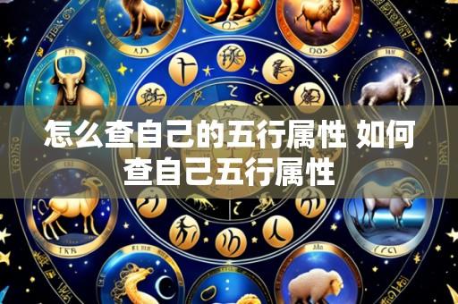 怎么查自己的五行属性 如何查自己五行属性