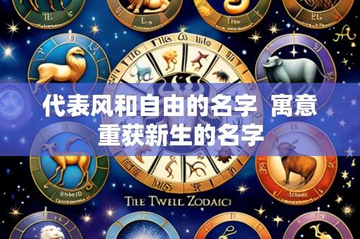 代表风和自由的名字 寓意重获新生的名字
