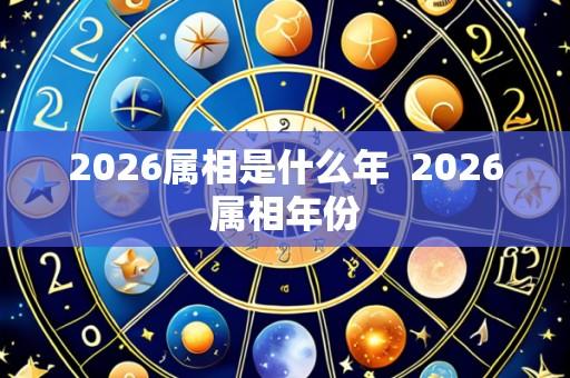 2026属相是什么年  2026属相年份