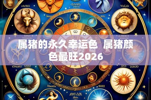 属猪的永久幸运色 属猪颜色最旺2026