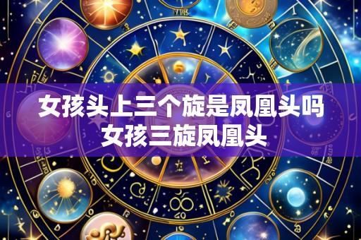 女孩头上三个旋是凤凰头吗 女孩三旋凤凰头