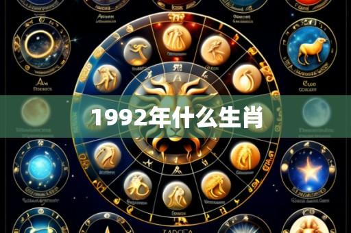 1992年什么生肖