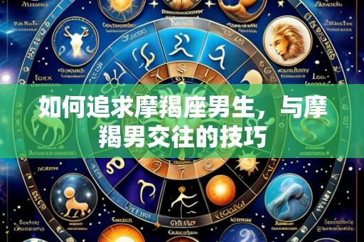 如何追求摩羯座男生，与摩羯男交往的技巧