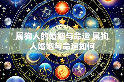 属狗人的婚姻与命运 属狗人婚姻与命运如何