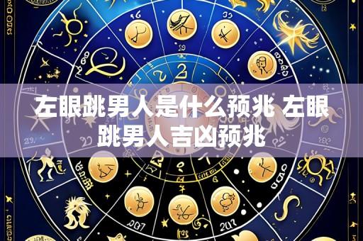 左眼跳男人是什么预兆 左眼跳男人吉凶预兆
