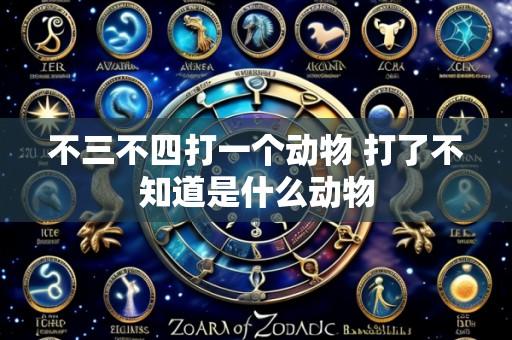 不三不四打一个动物 打了不知道是什么动物