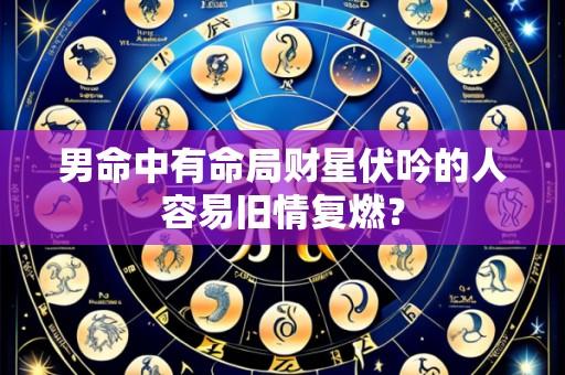 男命中有命局财星伏吟的人容易旧情复燃？