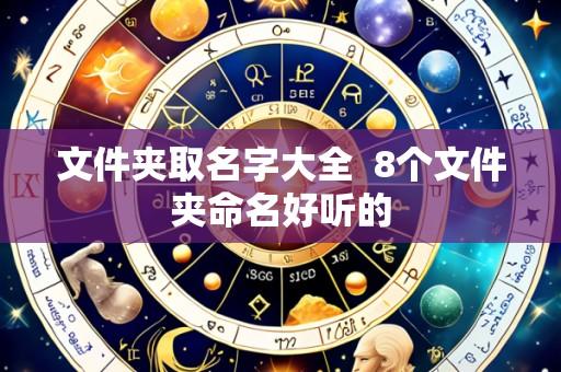 文件夹取名字大全 8个文件夹命名好听的