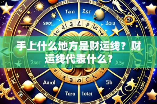 手上什么地方是财运线？财运线代表什么？