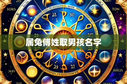 属兔傅姓取男孩名字
