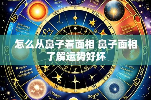 怎么从鼻子看面相 鼻子面相了解运势好坏