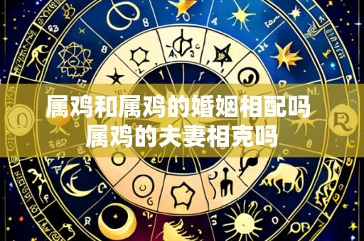 属鸡和属鸡的婚姻相配吗 属鸡的夫妻相克吗