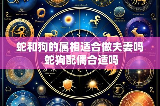 蛇和狗的属相适合做夫妻吗 蛇狗配偶合适吗