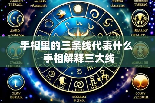 手相里的三条线代表什么  手相解释三大线