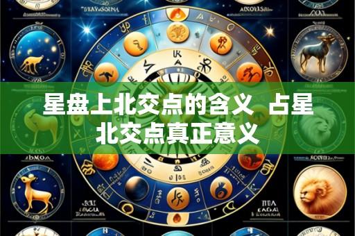 星盘上北交点的含义 占星北交点真正意义