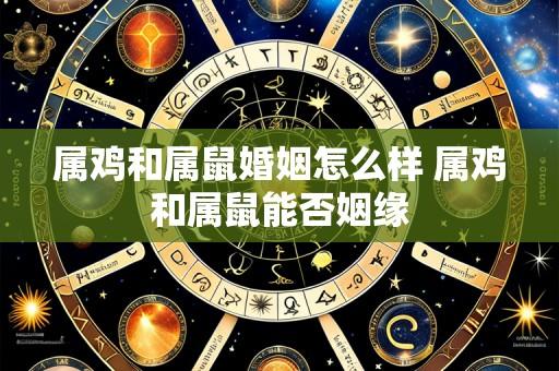 属鸡和属鼠婚姻怎么样 属鸡和属鼠能否姻缘