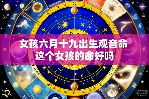 女孩六月十九出生观音命 这个女孩的命好吗