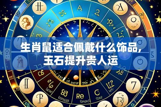 生肖鼠适合佩戴什么饰品,玉石提升贵人运