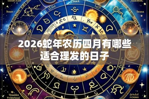 2026蛇年农历四月有哪些适合理发的日子