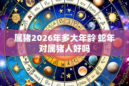 属猪2026年多大年龄 蛇年对属猪人好吗
