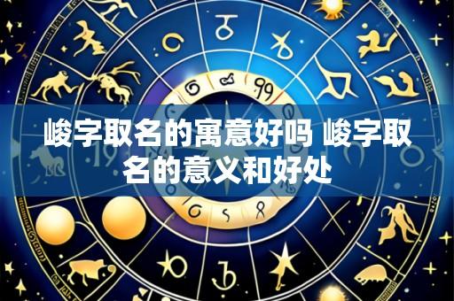 峻字取名的寓意好吗 峻字取名的意义和好处