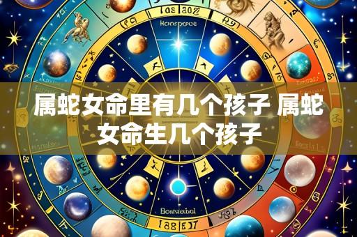 属蛇女命里有几个孩子 属蛇女命生几个孩子