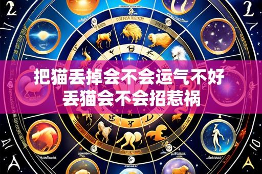 把猫丢掉会不会运气不好 丢猫会不会招惹祸