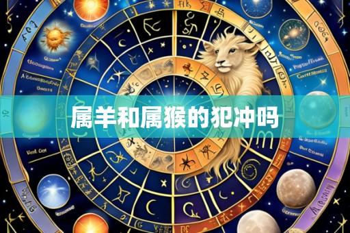 属羊和属猴的犯冲吗