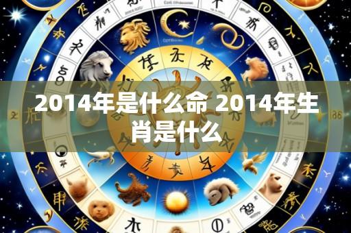 2014年是什么命 2014年生肖是什么