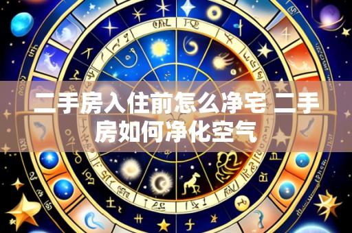 二手房入住前怎么净宅 二手房如何净化空气