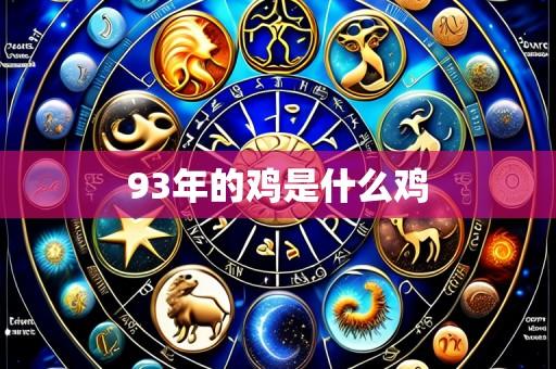 93年的鸡是什么鸡