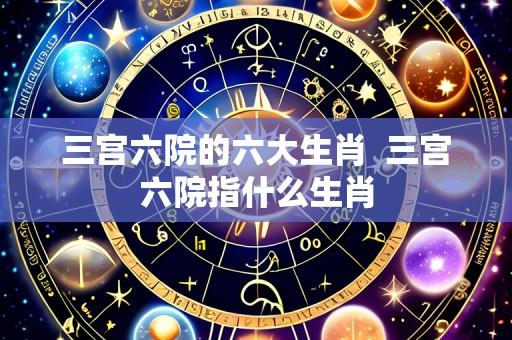 三宫六院的六大生肖  三宫六院指什么生肖