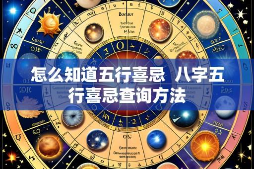 怎么知道五行喜忌 八字五行喜忌查询方法