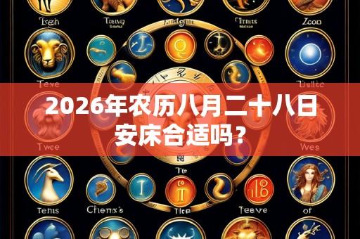 2026年农历八月二十八日安床合适吗？