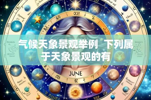 气候天象景观举例 下列属于天象景观的有