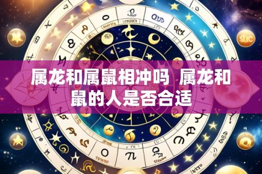 属龙和属鼠相冲吗 属龙和鼠的人是否合适
