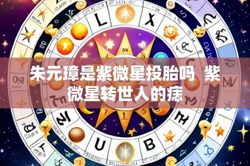 朱元璋是紫微星投胎吗 紫微星转世人的痣