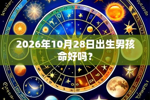 2026年10月28日出生男孩命好吗？