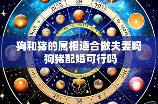 狗和猪的属相适合做夫妻吗 狗猪配婚可行吗
