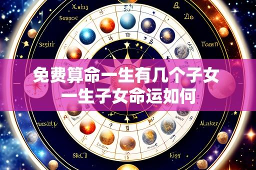 免费算命一生有几个子女 一生子女命运如何