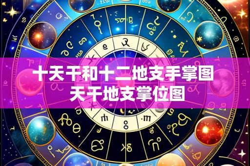 十天干和十二地支手掌图 天干地支掌位图