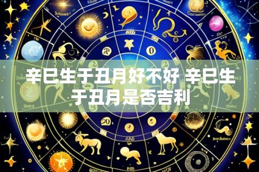 辛巳生于丑月好不好 辛巳生于丑月是否吉利
