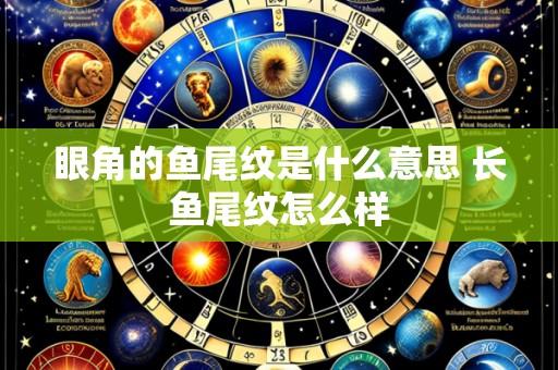 眼角的鱼尾纹是什么意思 长鱼尾纹怎么样