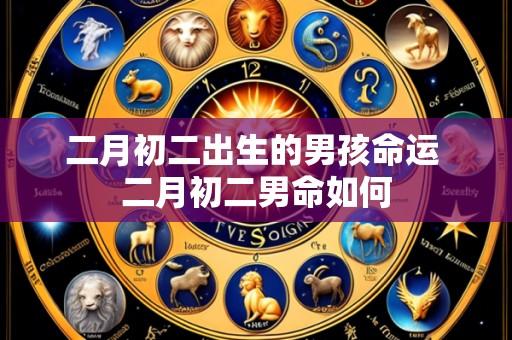 二月初二出生的男孩命运 二月初二男命如何
