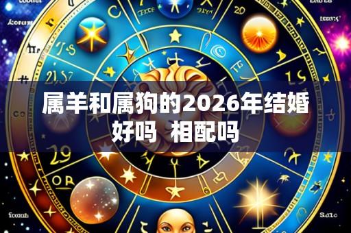 属羊和属狗的2026年结婚好吗  相配吗