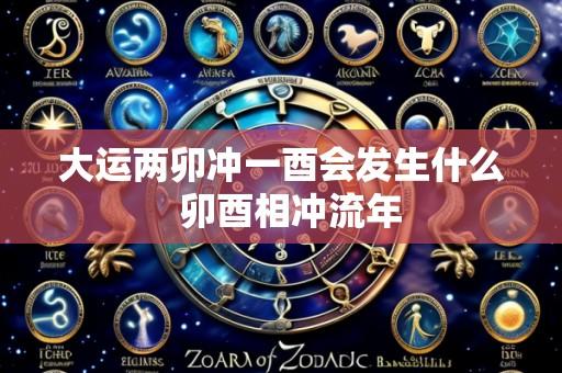 大运两卯冲一酉会发生什么 卯酉相冲流年