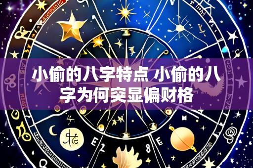小偷的八字特点 小偷的八字为何突显偏财格
