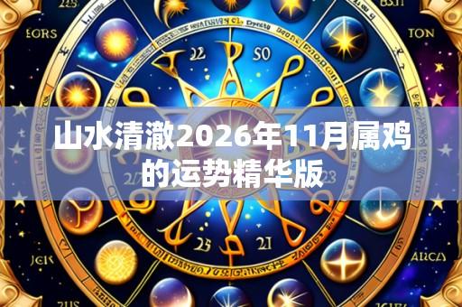 山水清澈2026年11月属鸡的运势精华版