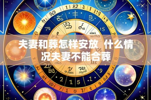 夫妻和葬怎样安放 什么情况夫妻不能合葬